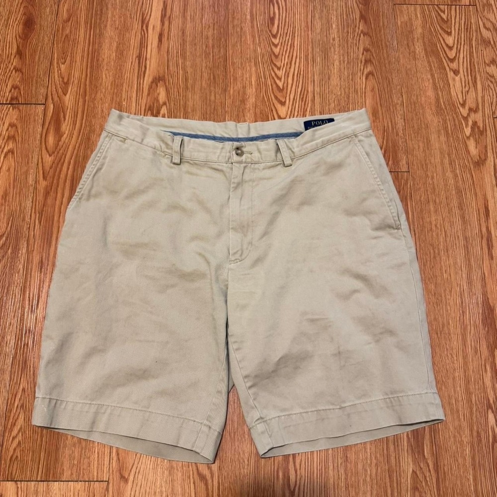 Polo Ralph Lauren Men's Shorts Khaki Brown Preppy Summer‎ Size 35